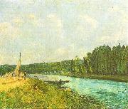 Die Ufer der Oise Alfred Sisley